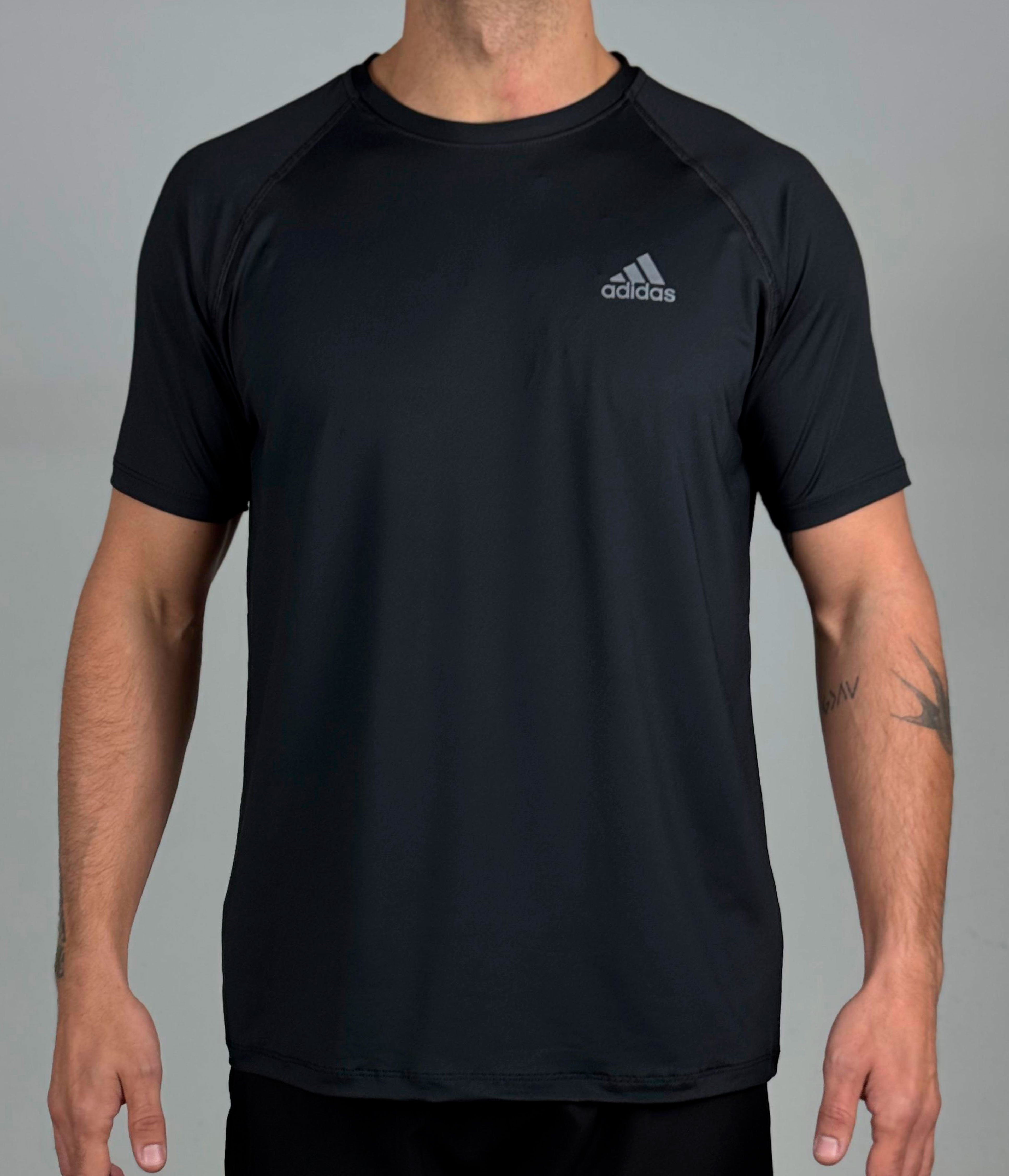Rashguard Manga Curta Térmica Adidas UV +