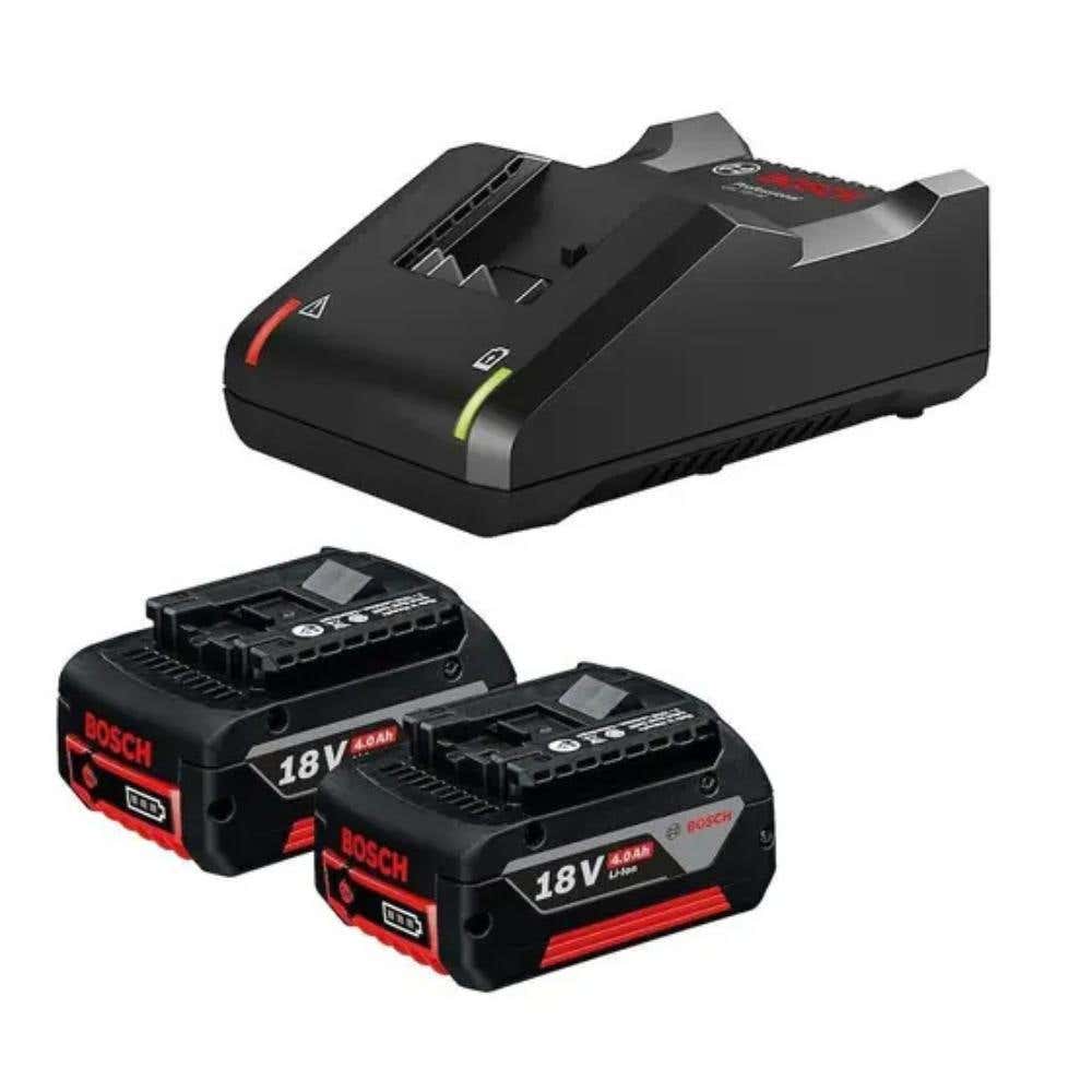 Kit 2 Baterias 18v 4,0Ah e 1 Carregador Bivolt 1600A02RM8000 Bivolt BOSCH