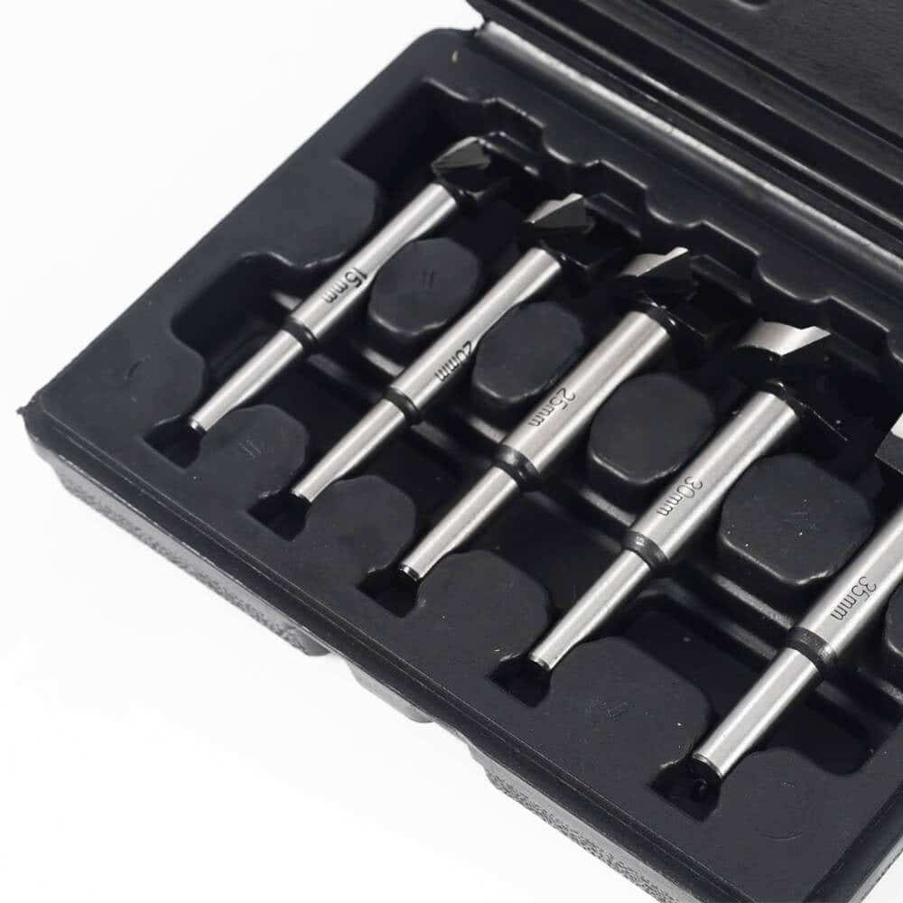 Jogo de Brocas Fortsner para Madeira de 15 a 35 MM Kit 5 Peças EVJB-05 EVALD