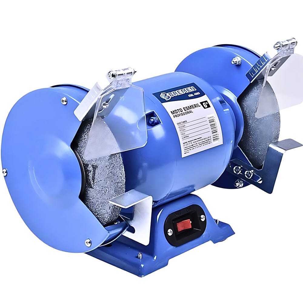 Moto Esmeril 6 POL 1/2 HP e Esmerilhadeira Angular 4.1/2 POL EVALD