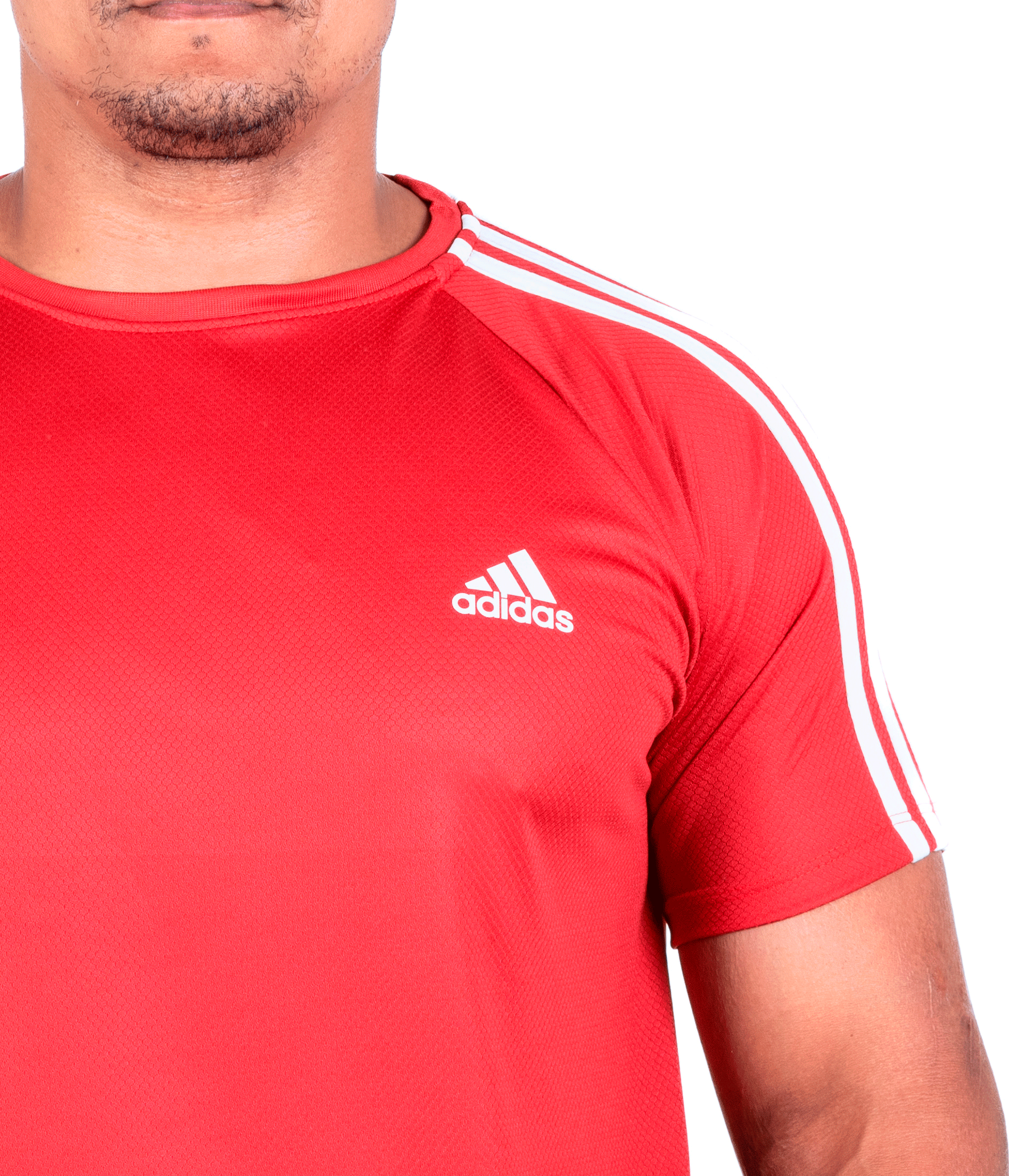 (G1 ao G4) Camiseta Dry Fit Adidas III Listras Ombro