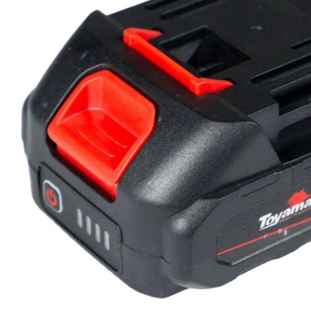 Bateria de Lítio 18V 2Ah com Indicador de Carga TOYAMA