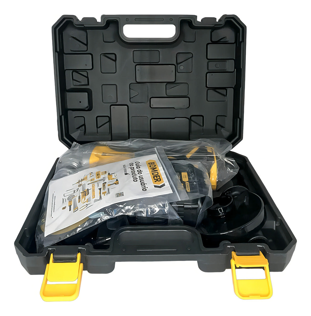 Lixadeira Esmerilhadeira 2 Baterias Angular Recarregável 21v Com Maleta e Acessórios