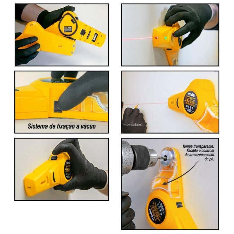 Coletor de Pó com Nível à laser para Furadeiras VONDER