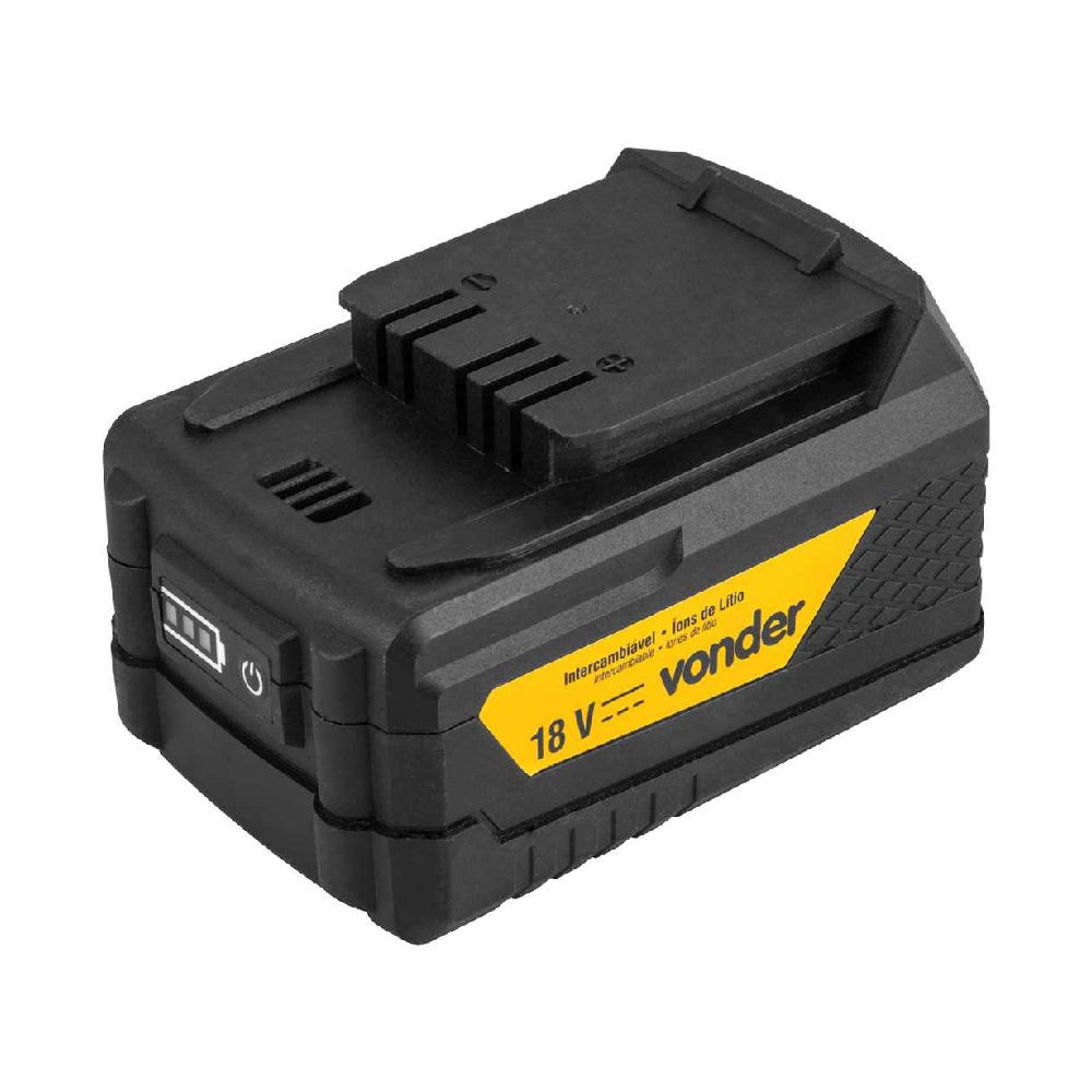 Kit 2 Baterias 18V 4Ah Linha Intercambiável com Carregador VONDER