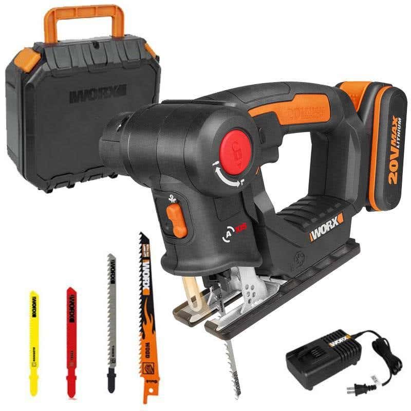 Serra Multiuso Tico-Tico Sabre Bateria 20V MAX Bivolt WX550 WORX