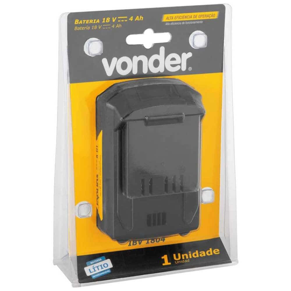 Bateria 18V Íons de Lítio 4Ah IBV1804 VONDER