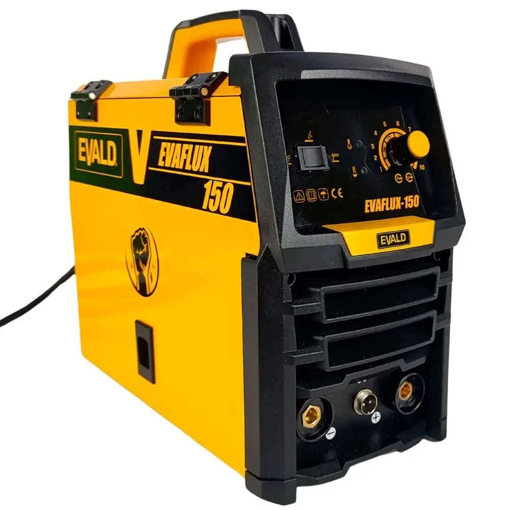 Máquina Solda Multiprocesso MIG sem Gás Sinérgica 220V EVAFLUX-150 EVALD