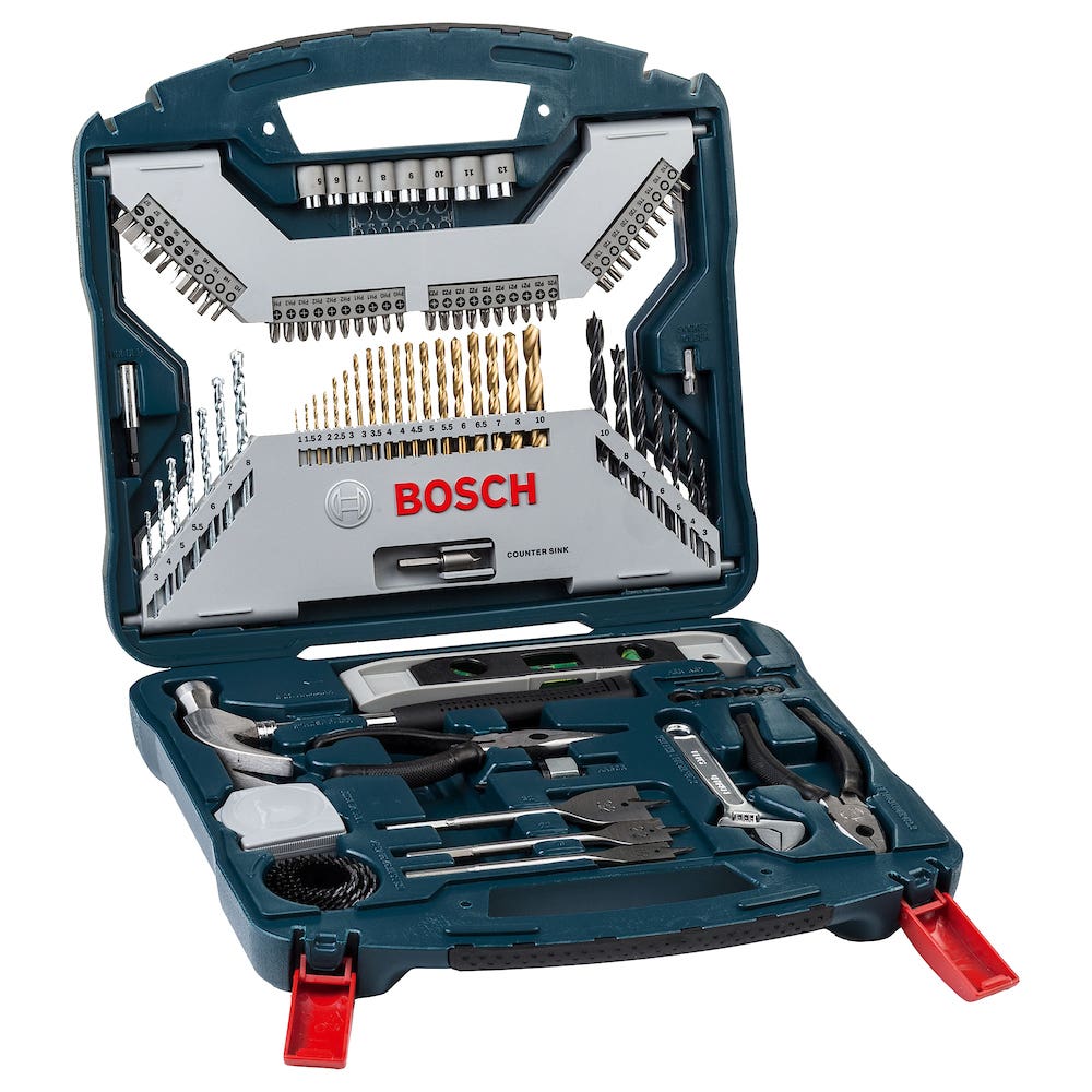 Kit de pontas e brocas em Titânio X-Line 103 peças BOSCH