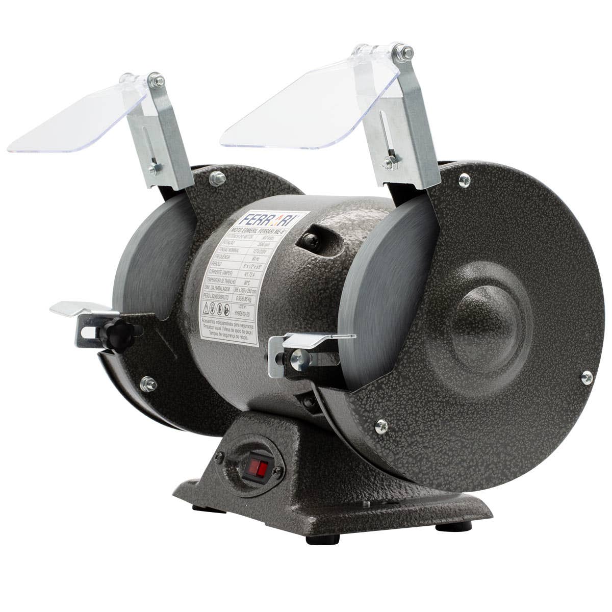 Moto Esmeril 6 POL 357W ME-6 Bivolt 110/220V FERRARI