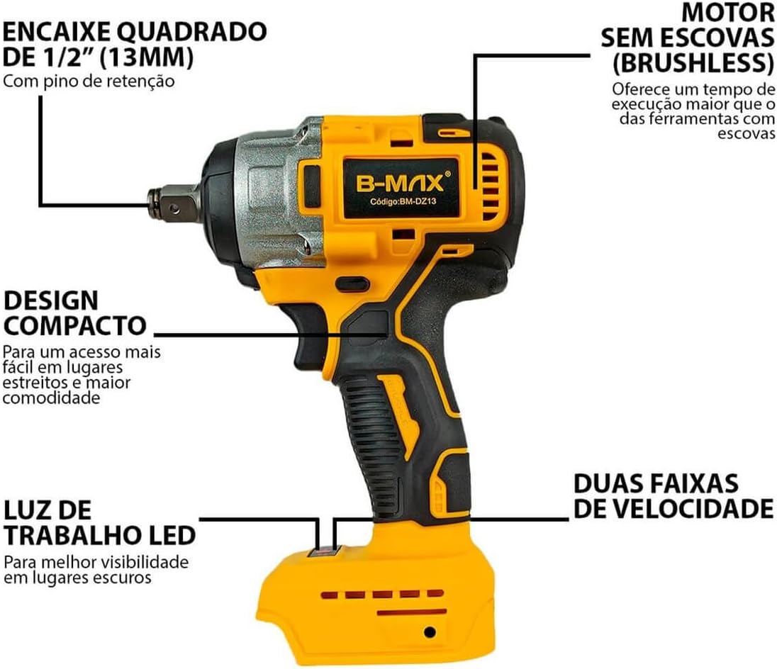 Parafusadeira Furadeira e Chave De Impacto