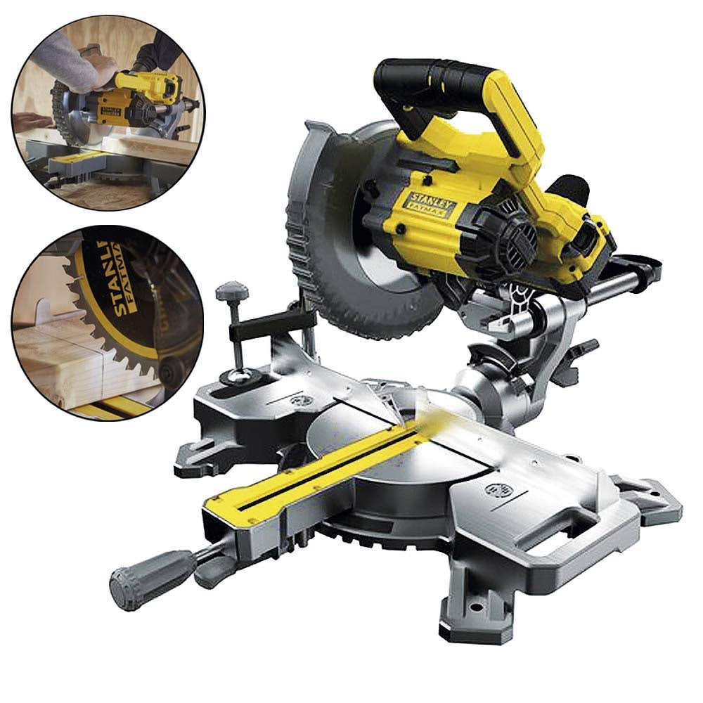 Serra 1/2 Esquadria Com Braço Telesc 7-1/4" Sem bateria e Sem Carregador SCM701-B2 STANLEY