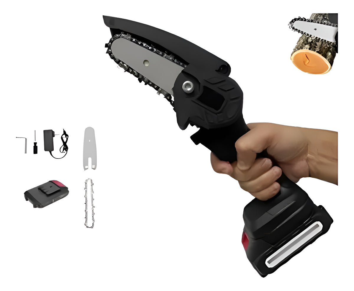 Mini Moto Serra Elétrica Bateria 24v Portátil Bivolt