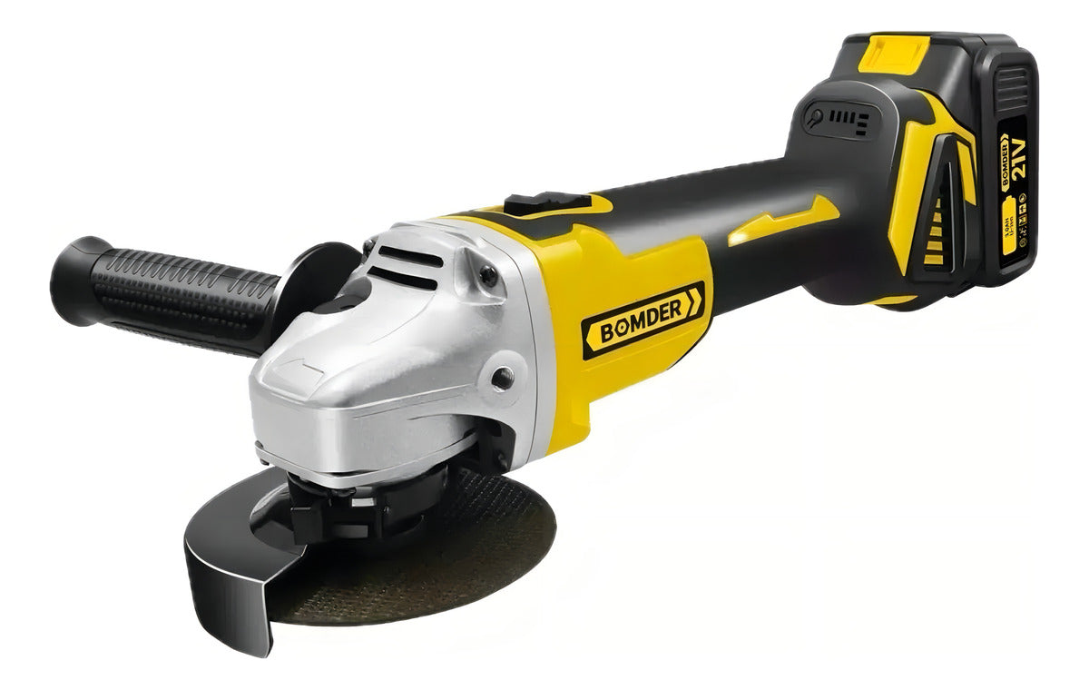 Lixadeira Esmerilhadeira 2 Baterias Angular Recarregável 21v Com Maleta e Acessórios