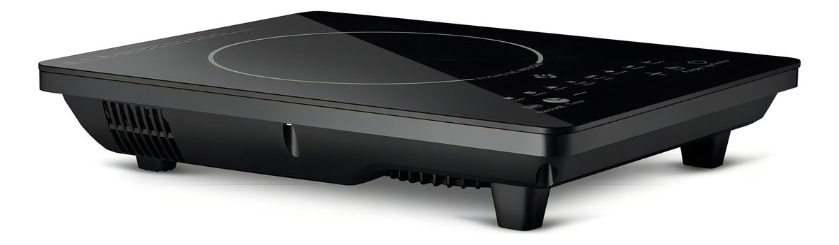 Cooktop De Indução 1 Boca Preto Com Trava De Segurança Painel Touch Screen
