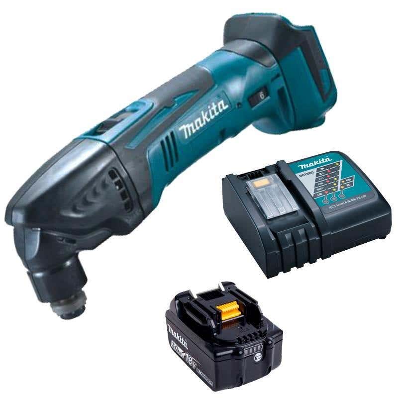 Multiferramenta à Bateria 18V DTM50Z com Bateria 18V 3,0Ah e Carregador Bivolt MAKITA