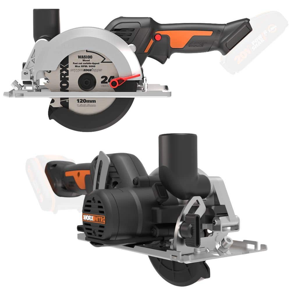 Serra Multiuso Tico Tico 20V com Serra Circular MAX WORKSAW WORX