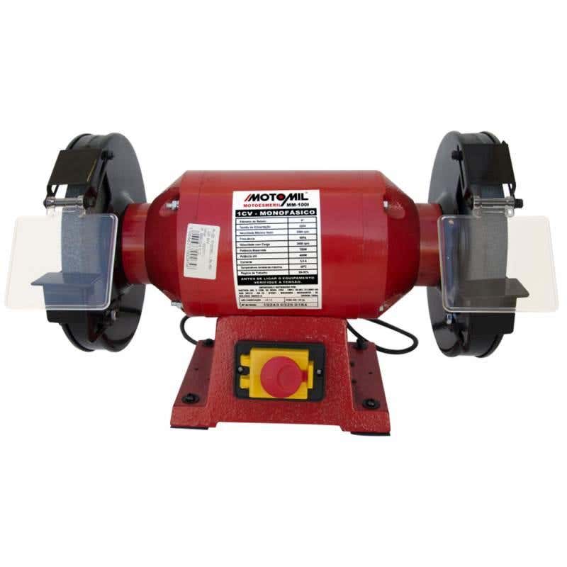 Moto Esmeril 8 POL 1,0 HP Monofásico MM-100i MOTOMIL