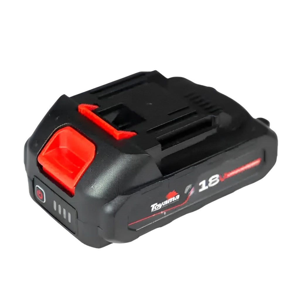 Bateria de Lítio 18V 2Ah com Indicador de Carga TOYAMA