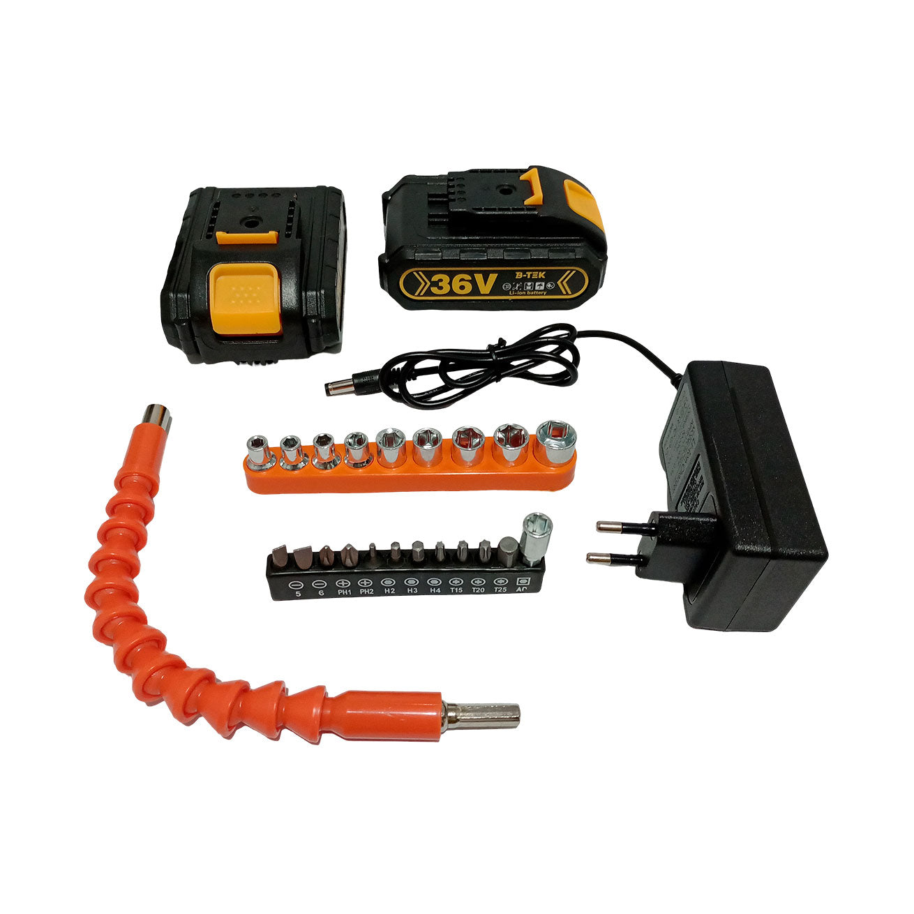 Furadeira Parafusadeira Sem Fio 36V B-TEK