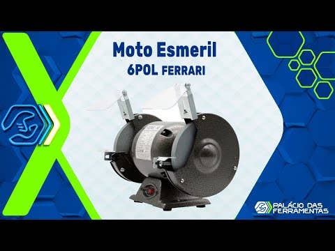 Moto Esmeril 6 POL 357W ME-6 Bivolt 110/220V FERRARI