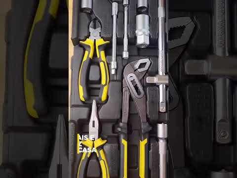 Kit de Ferramentas EV-110 Peças Jogo Completo Cromo Vanadium EVALD